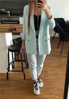 ZARA Blazer hellblau XS oversize Jacke Mantel Anzug Blogger Münster (Westfalen) - Mauritz Vorschau