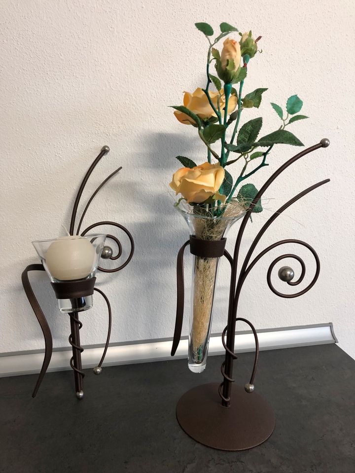 Formano Dekoration Konvolut bestehend aus Vase und Kerzenhalter in Bestwig