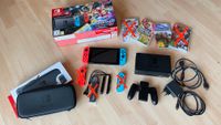 Nintendo Switch + Mario Kart 8 Deluxe-Set wie neu mit viel Zubehö Bayern - Landsberg (Lech) Vorschau