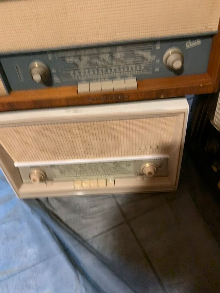 Antike Radios in Donaueschingen