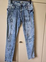 Jeanshose von Tredy Gr. 42 mit vielen Hinguckern Dortmund - Mengede Vorschau