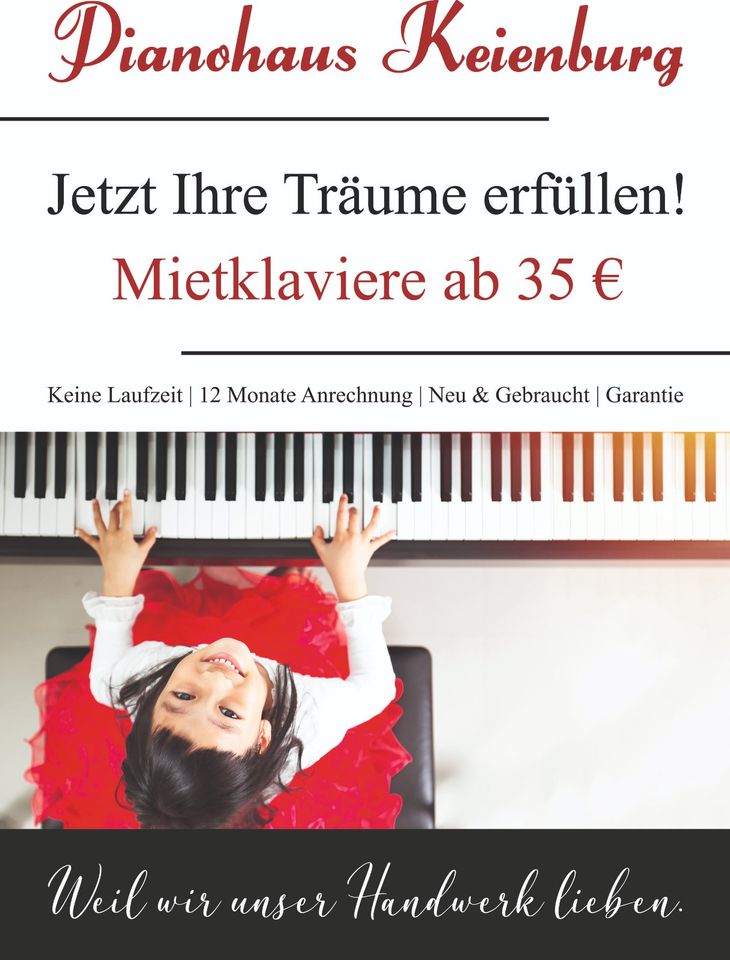 Klavier zum Einstieg als Mietklavier / Mietkauf - Neu & Gebraucht in Oberhausen