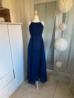 Langes elegantes Kleid Gr M 36 38 dunkelblau blau Abschlussball Niedersachsen - Suderburg Vorschau