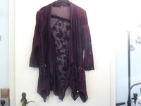 Weinrote Weste/Jacke von Tredy, Gr. 44 Niedersachsen - Bramsche Vorschau