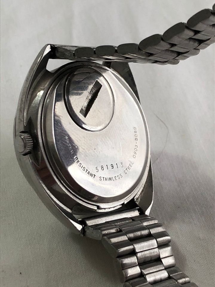 Ricoh Alarm Chronograph Qurtz LCD Herren Armbanduhr Uhr  selten in Köln
