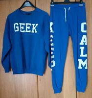 Geek Keep calm 2-teilig Set Hose/ Jogging Pullover/Sweater Gr.M Niedersachsen - Bad Iburg Vorschau