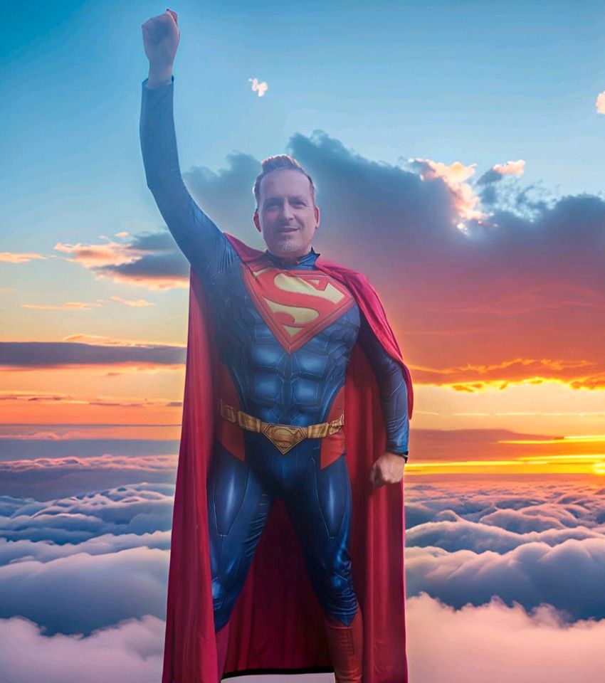 Superheld Superman zum Kindergeburtstag Geburtstag buchen in München