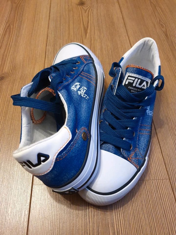 FILA, Sneaker, Chucks, Jeans, blau, Größe 38 in Hückelhoven