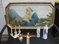 Religiöse Kunst Mutter Gottes Bild Figuren Kerzenständer Sammler Bayern - Illertissen Vorschau