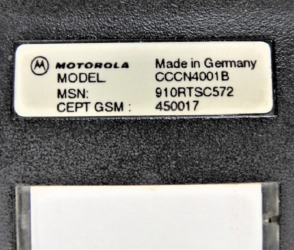 Mobiltelefon Porty Motorola International 1000 CCUF 2170B GSM D2 in Oldenswort