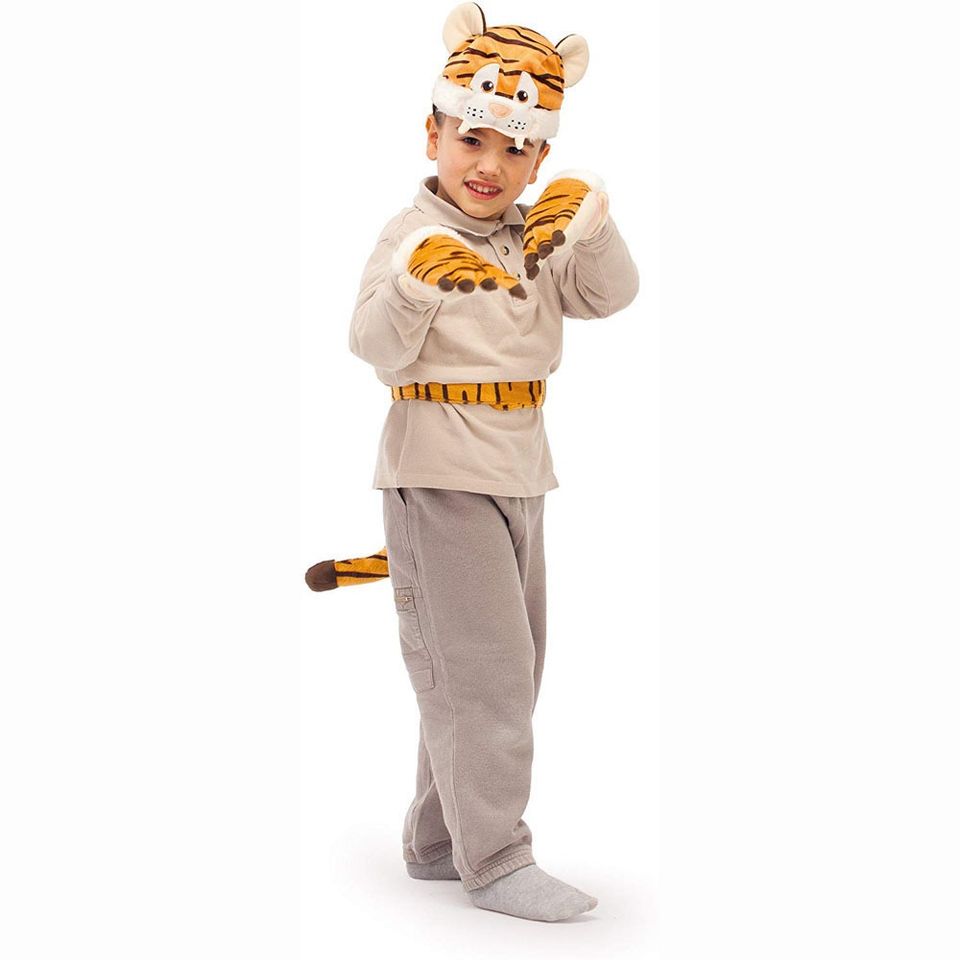 NEU! Kinder Kostüm Tiger Set 3 tlg. Karneval Fasching Verkleidung in Wemding