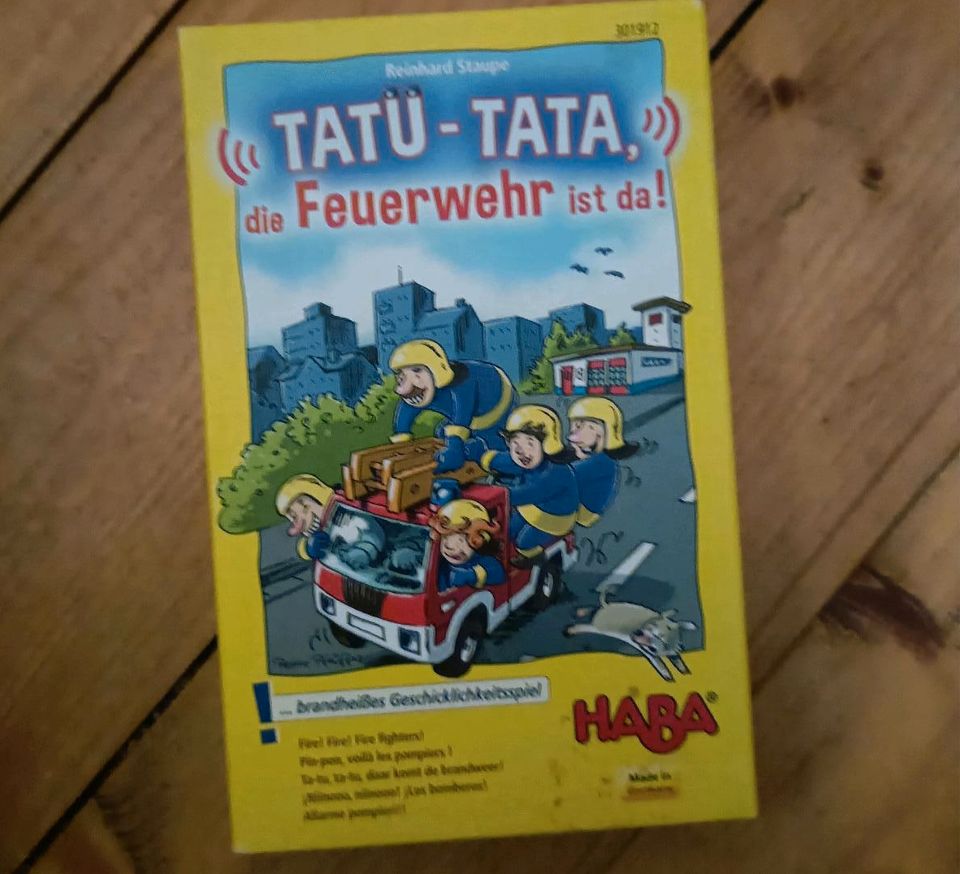 Haba Spiel "Tatü -Tata, die Feuerwehr ist da" in Lich