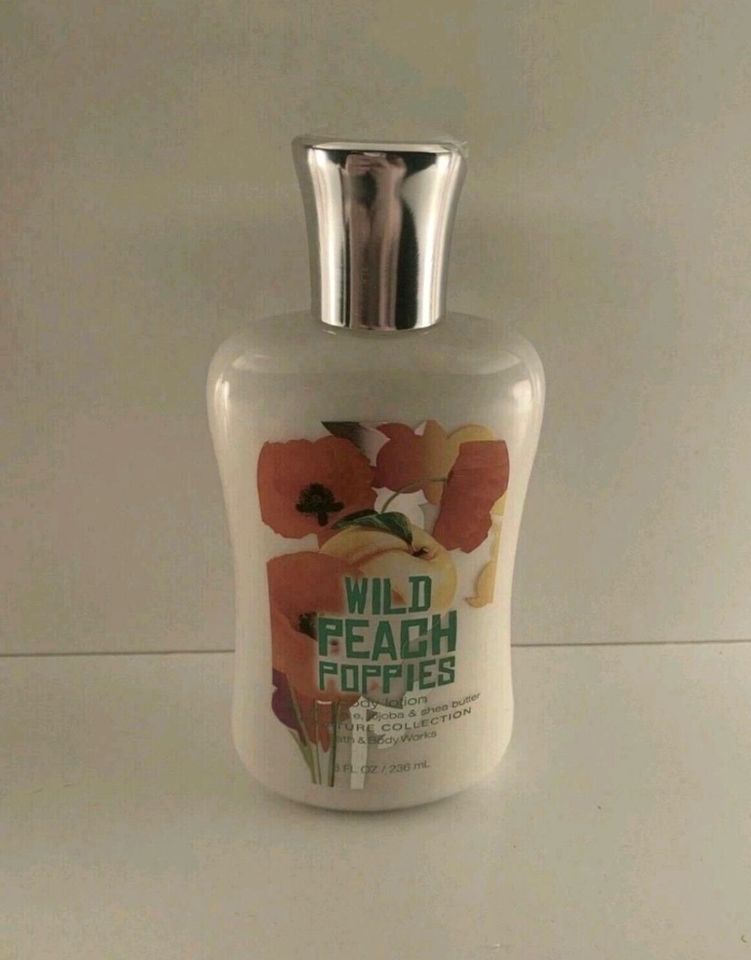 Bath and Body Works: Bodylotion "Wild Peach Poppies" 236ml *NEU* in Aschaffenburg