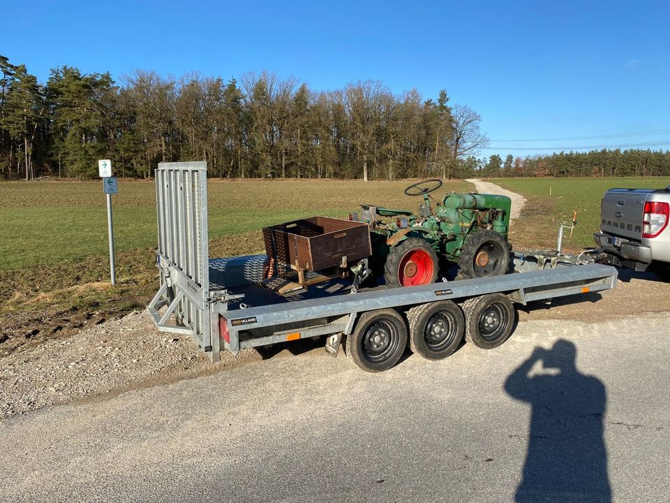 Baumaschinen Anhänger mieten, leihen, Vermietung, Transport in Mühlhausen i.d. Oberpfalz