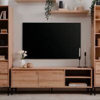 Kommode Sideboard TV Schrank Anrichte Natur Holz Design NEU266-Dü Düsseldorf - Heerdt Vorschau