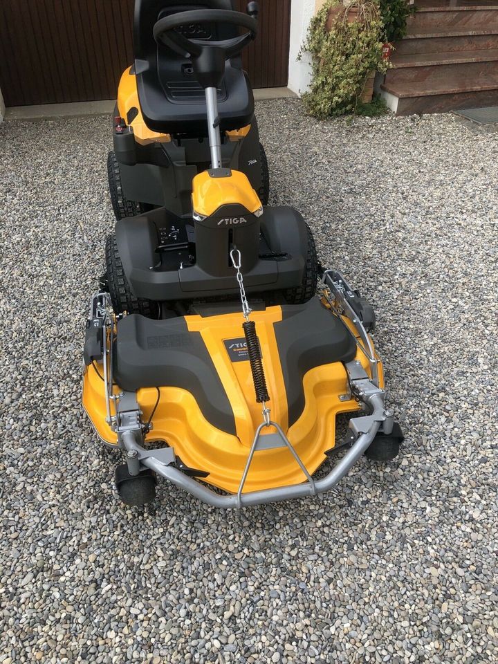 NEU Stiga Park PW 500 Frontmäher Mulcher Rasentraktor Aufsitzmä. in