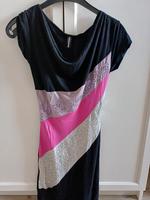 MADONNA Kleid/Shirt schwarz/pink/lila Gr.M Baden-Württemberg - Leutkirch im Allgäu Vorschau