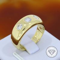 Wert 4.400,- Brillant Ring 585 / 14 Karat Gelb Gold xxyy 180638 Bochum - Bochum-Mitte Vorschau