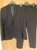 Anzug Gr 46 Sakko Hose schwarz slim Konfirmation Hochzeit Bayern - Hof (Saale) Vorschau