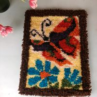 SALE Wandbehang handgeknüpft Schmetterling 70er Jahre vintage Friedrichshain-Kreuzberg - Kreuzberg Vorschau