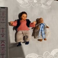 3 kleine Puppen fürs Puppenhaus bis 6 cm Niedersachsen - Müden Vorschau