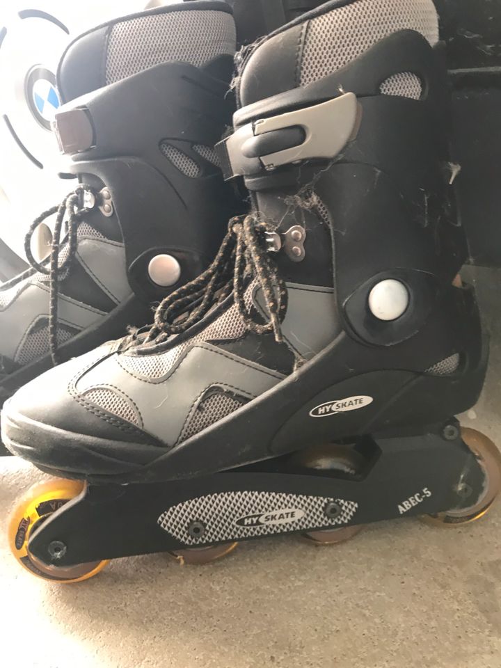 Inline-Skates / Inliner Hy Skate Größe 45 schwarz-grau in Warstein