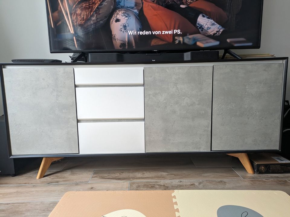 Sideboard Fernsehschrank Morteens KARAY Beton Optik in Berlin