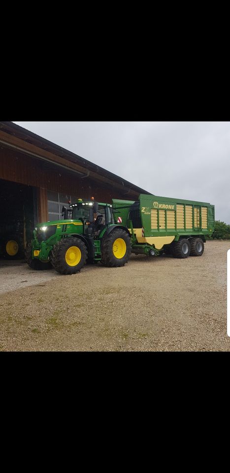 Ladewagen Silierwagen Abschieber Krone ZX 430 GL 43cbm 437 Fuhren in Westheim