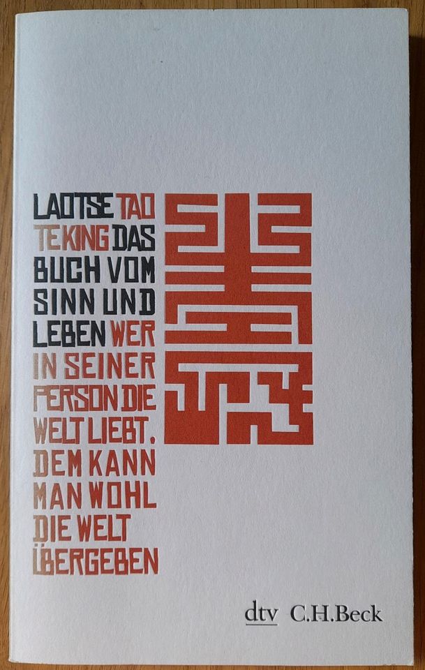 Buch Laotse Tao te king Das Buch vom Sinn und Leben China in Schwerin