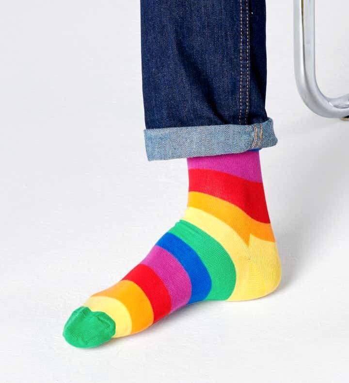 Happy Socks Rainbow Pride Unisex Größe 36-40 Bunte Socke in Offenburg