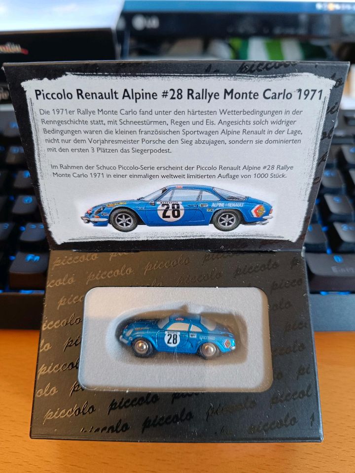 Schuco Piccolo 1:90 Renault Alpine #28 Rallye Monto Carlo 1971 OV in Sinsheim