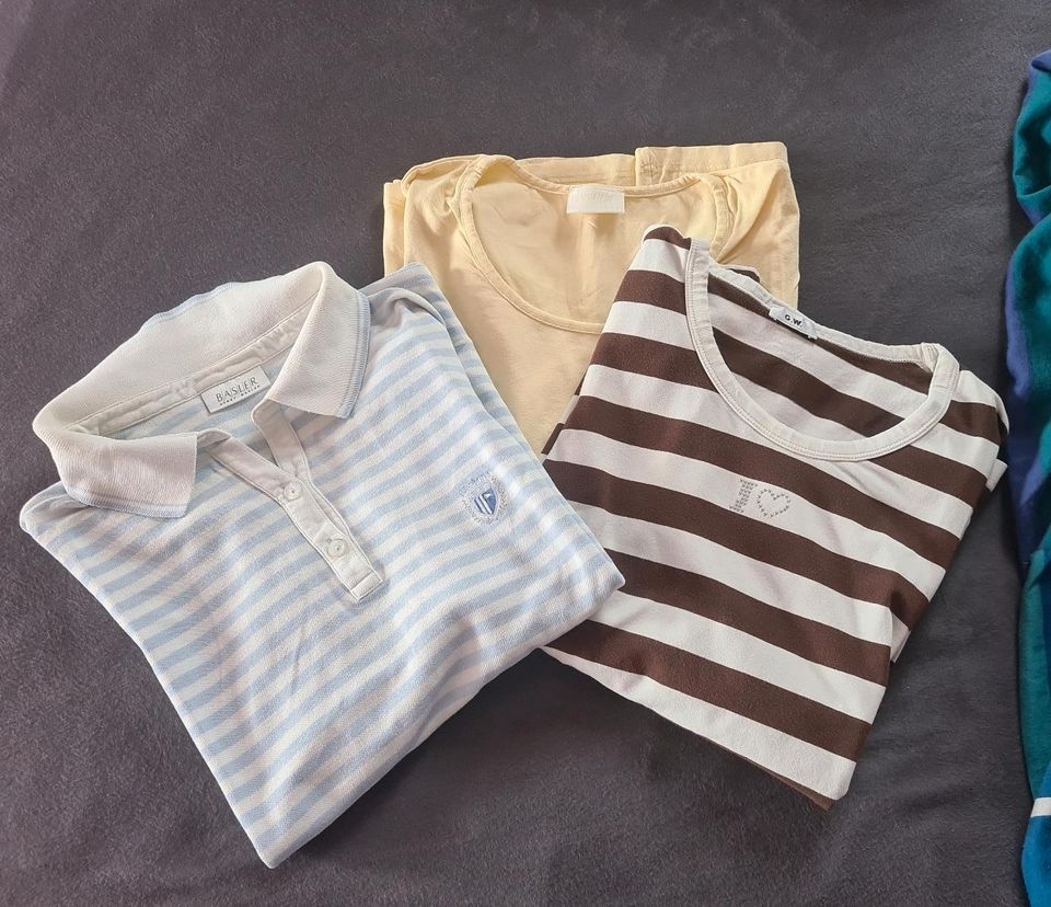 T-Shirt 3er Set 46-48 Markenware (Basler-Gerry Weber) in Wandlitz