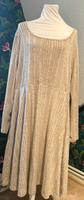 Plus size Kleid samtig beige hellbraun A-Linie Struktur große Grö Essen - Essen-Kray Vorschau