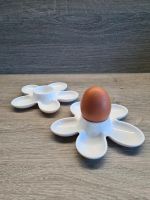 2x Eierbecher Kunststoff Weiß Blume neu Küche Zubehör Ei Kr. Dachau - Odelzhausen Vorschau