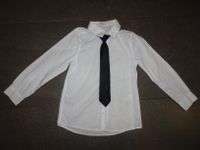 Hemd weiß Krawatte 2 tlg festliche Anlässe Gr. 122 H&M wie NEU Bayern - Retzstadt Vorschau