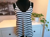 ❤️ S ~ ZARA ~ Tolles Stricktop / Top ~ Schwarz weiß gestreift Duisburg - Neumühl Vorschau