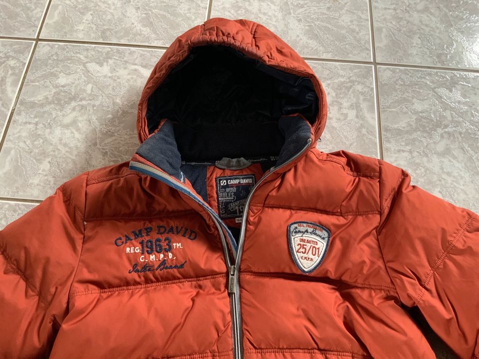 Tolle Jungen Camp David Winterjacke/Anorak in Gr. 164 in Dichtelbach