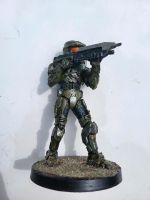 Halo Master Chief Figur, Miniatur, Model, HANDBEMALT Nordrhein-Westfalen - Steinfurt Vorschau