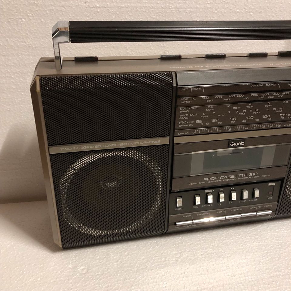 Graetz Profi 310 Ghettoblaster Kassette Boombox Grätz Radio in Oldenburg