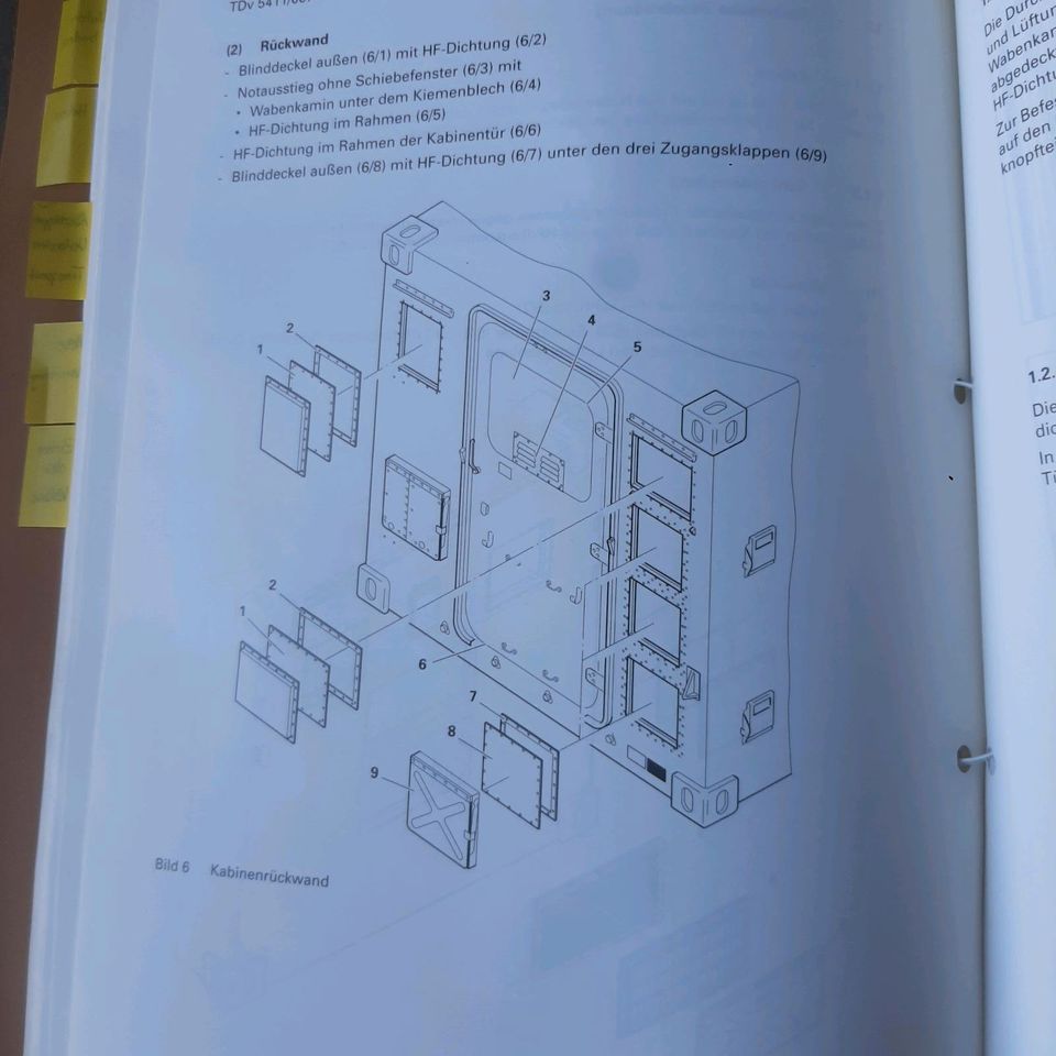 TDv 5411/007-14 Teil 1-4 Kabine 2 FmA FmB Dienstanweisung Shelter in Burgau