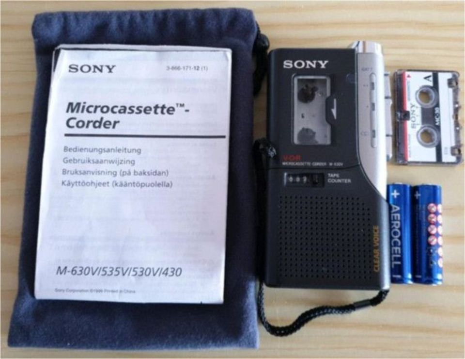 Sony Diktiergerät "M 630V" in Lütjenburg