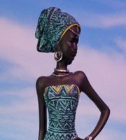 Afrikanische Frau, Figur, Skulptur, Deko Bayern - Marktoberdorf Vorschau