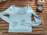 Hollister Oberteil Longsleeve mit Spitze mint grün Gr. XS Nordrhein-Westfalen - Bergisch Gladbach Vorschau