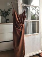 Braunes figurbetontes Kleid XS/S Baden-Württemberg - Freiburg im Breisgau Vorschau