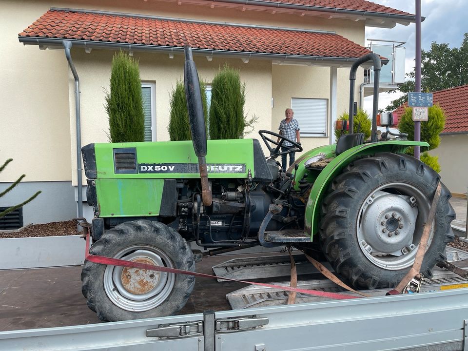 Deutz DX 50 Allrad Traktor Schmalspur in Schweigen-Rechtenbach