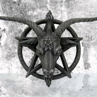 Baphomet Wanddekoration Wandbild Deko 40cm Pentagramm Sachsen-Anhalt - Schönebeck (Elbe) Vorschau