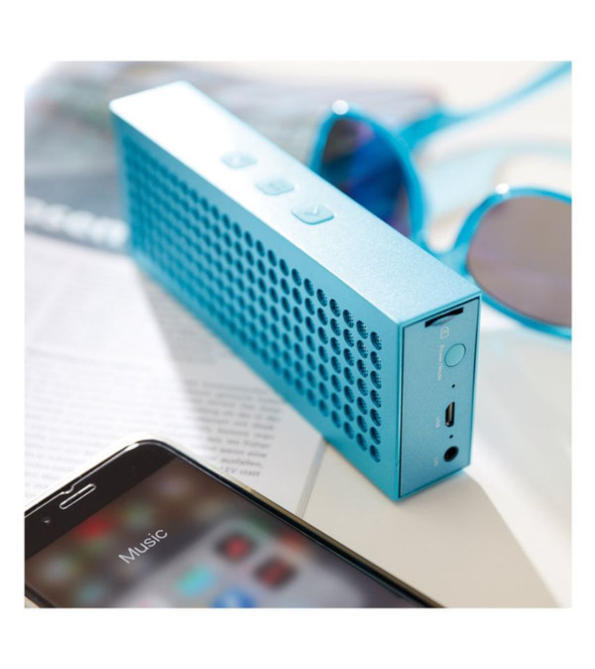 Bluetooth Lautsprecher Box Speaker "Brick " Blau Wireless in Wilnsdorf