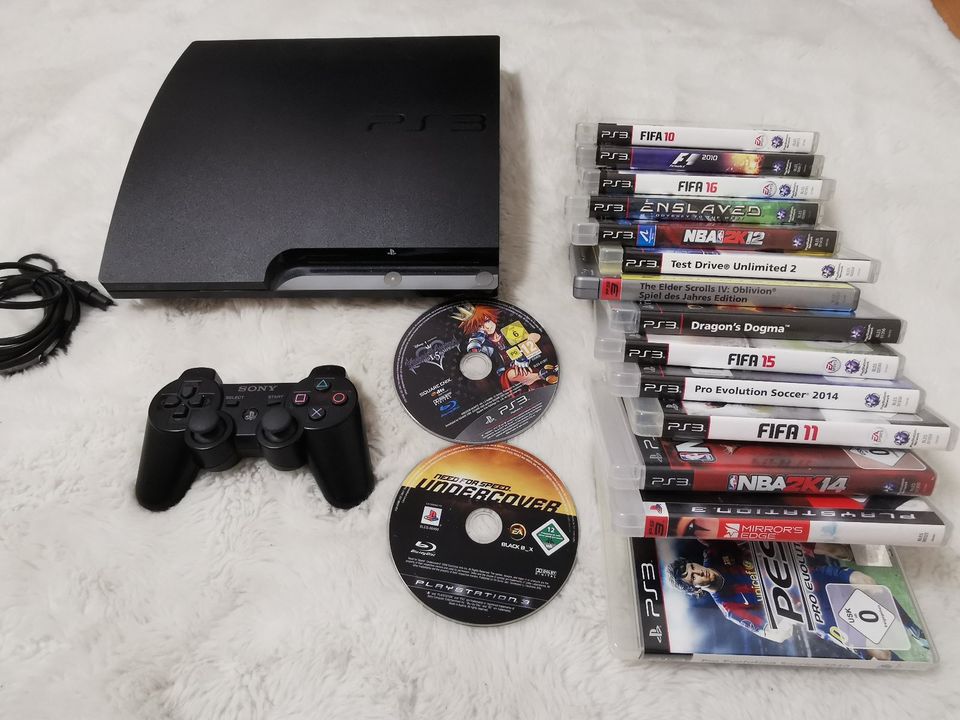 Playstation 3 Konsole 500gb + Controller + 16 Spiele in Bochum