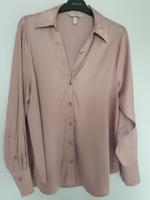 H&M rose / taupe Satinbluse Bluse Gr.L Aachen - Eilendorf Vorschau