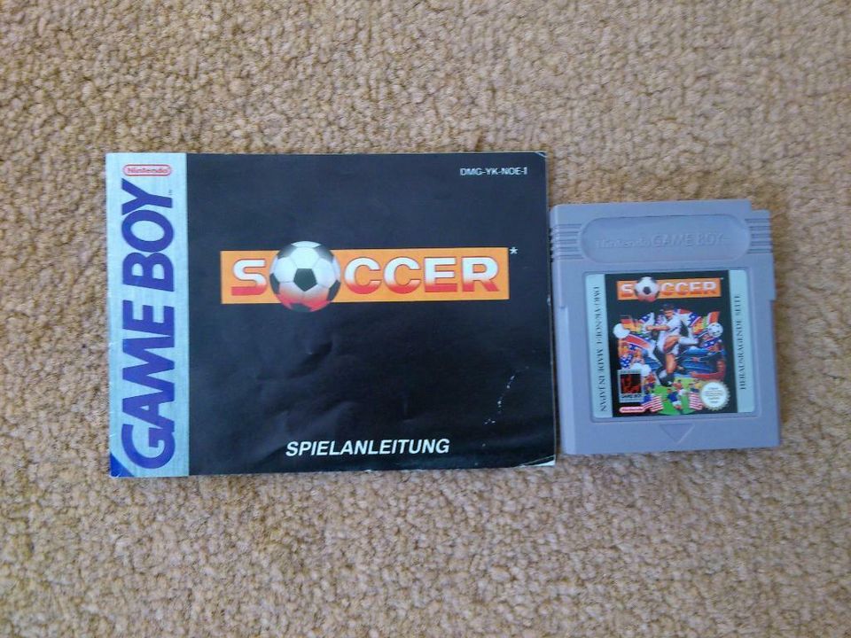 Nintendo Game Boy Spiel Soccer mit Spielanleitung von Elite 1994 in Hannover